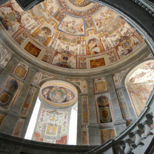 Villa Farnese Caprarola. Scala Regia del Vignola.